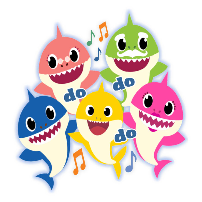 Ξύλινο διακοσμητικό Καρχαριάκια