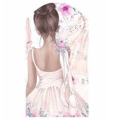 Ξύλινο διακοσμητικό Ballet Girl