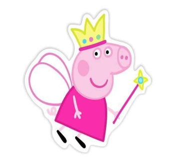 Ξύλινο διακοσμητικό Πέππα το γουρουνάκι