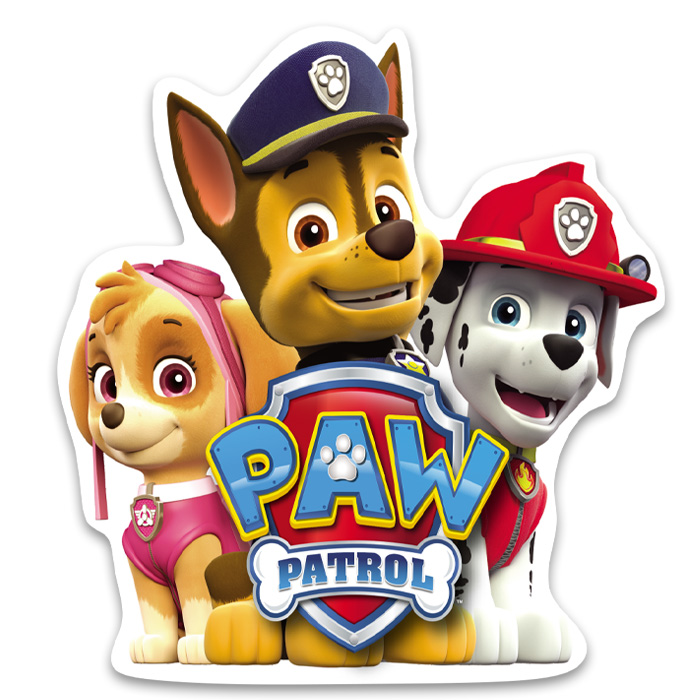 Ξύλινο διακοσμητικό Paw Patrol