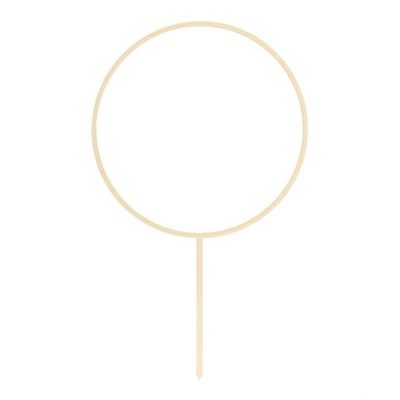 Ξύλινο Topper τούρτας Στρογγυλό