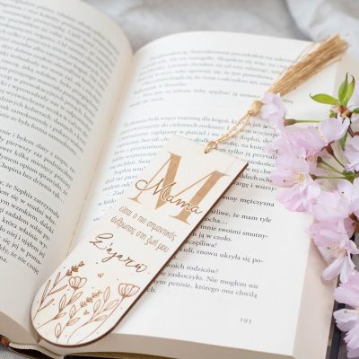 Ξύλινος Σελιδοδείκτης για Μαμά με αφιέρωση