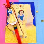 Λαμπάδα Χιονάτη με Ξύλινο Κάδρο