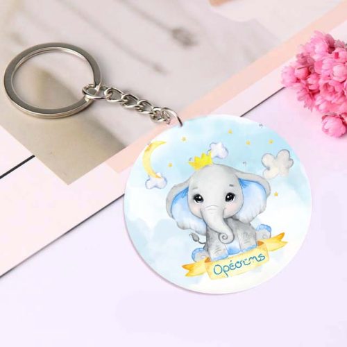 Μαγνητάκι/Μπρελόκ Βάπτισης Ελεφαντάκι