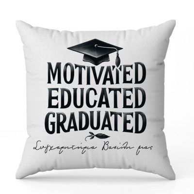 Μαξιλάρι για Απόφοιτο - Αφιέρωση Graduated