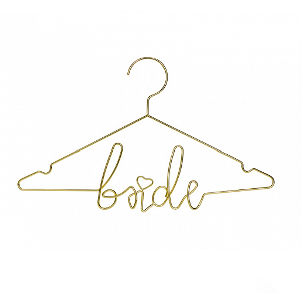 Μεταλλική χρυσή κρεμάστρα Bride Μεταλλική χρυσή κρεμάστρα Bride
