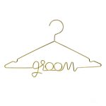 Μεταλλική χρυσή κρεμάστρα Groom