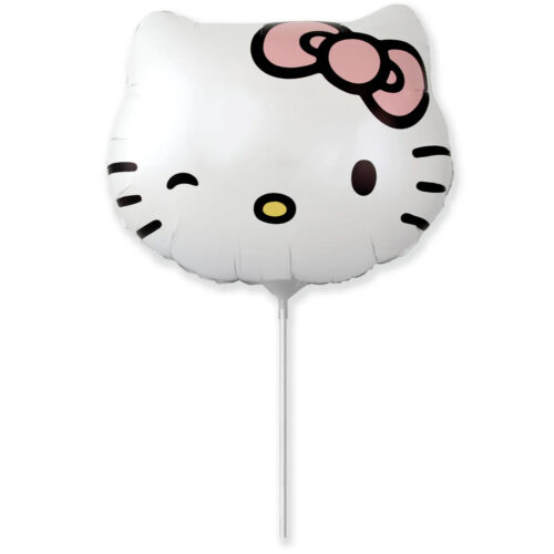 14'' Mini Shape Μπαλόνι Hello Kitty κεφάλι