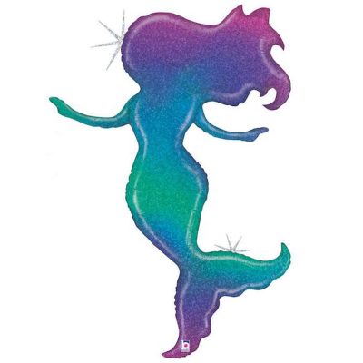 Μπαλόνι Γοργόνα με γκλίτερ 132 εκ