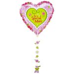 Μπαλόνι καρδιά For a Special Mom με κορδέλα