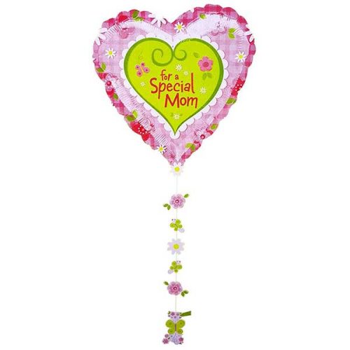Μπαλόνι καρδιά For a Special Mom με κορδέλα