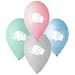 Μπαλόνι τυπωμένο Ελεφαντάκι 13'' 25 τεμ