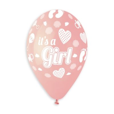 Μπαλόνια It's a Girl ροζ 13 25 τεμ