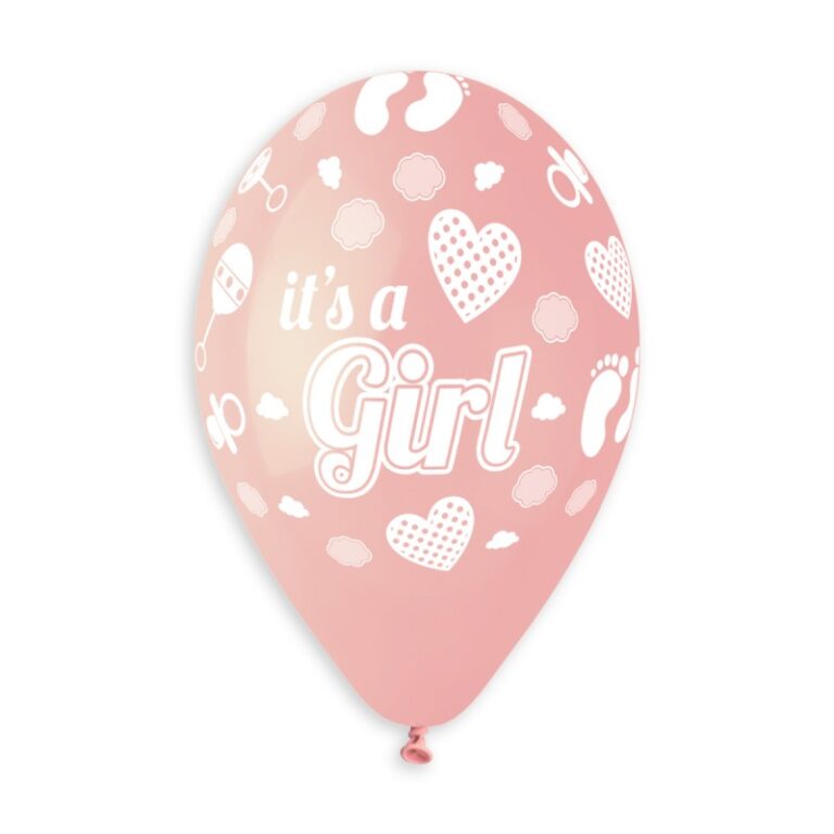 Μπαλόνια It's a Girl ροζ 13 25 τεμ
