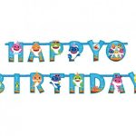 Μπάνερ Baby Shark Happy Birthday 1.80 cm