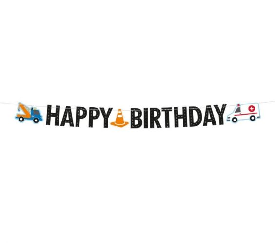 Μπάνερ On the Road Happy Birthday 1.80 cm