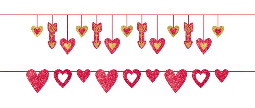 Μπάνερ Valentine's Day 2 pcs