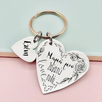 Μπρελόκ καρδιές - Μαμά μου Σ'αγαπώ