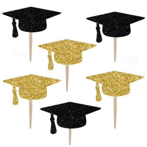Οδοντογλυφίδες Καπέλο Αποφοίτησης (6 τεμ)