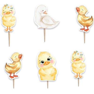 Οδοντογλυφίδες πάρτυ Παπάκι (6 τεμ)