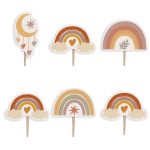 Οδοντογλυφίδες Ουράνιο Τόξο Boho (6 τεμ)