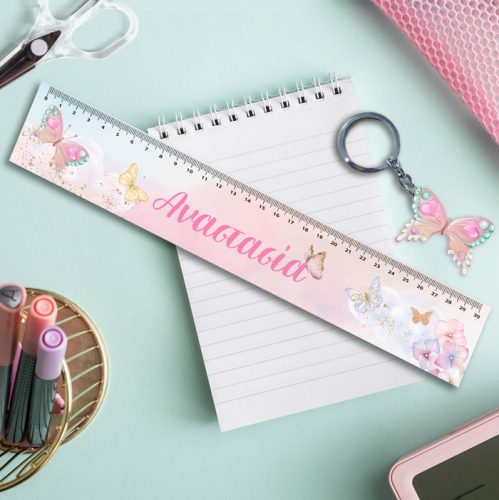 Χάρακας Πεταλούδα με μπρελόκ