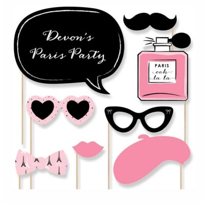 Photobooth Props Παρίσι (8 τεμ)