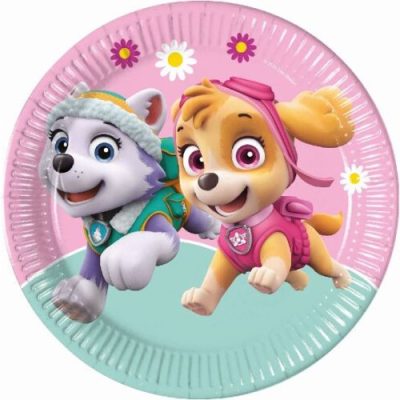 Πιάτα φαγητού Paw Patrol Skye & Everest 8 τεμ