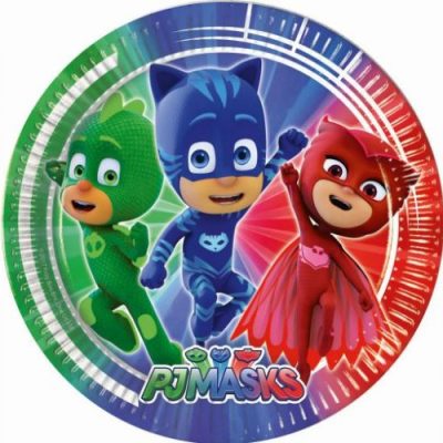 Πιάτα φαγητού Pj Masks 8 τεμ