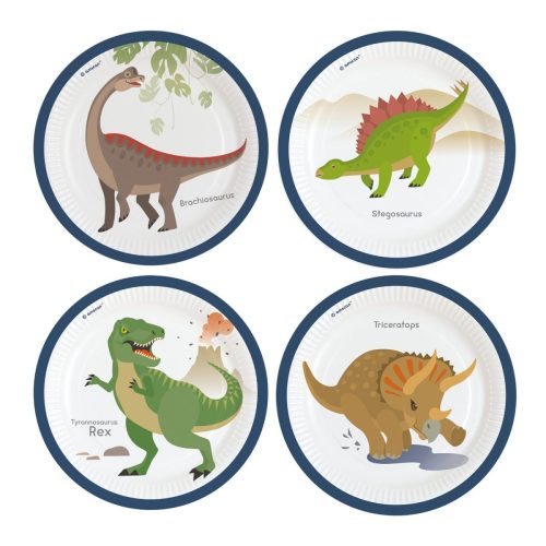 Πιατάκια φαγητού Happy Dinosaur 8 τεμ