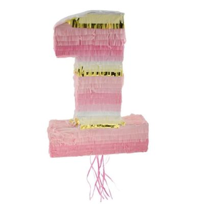 Πινιάτα Αριθμός 1 Ροζ