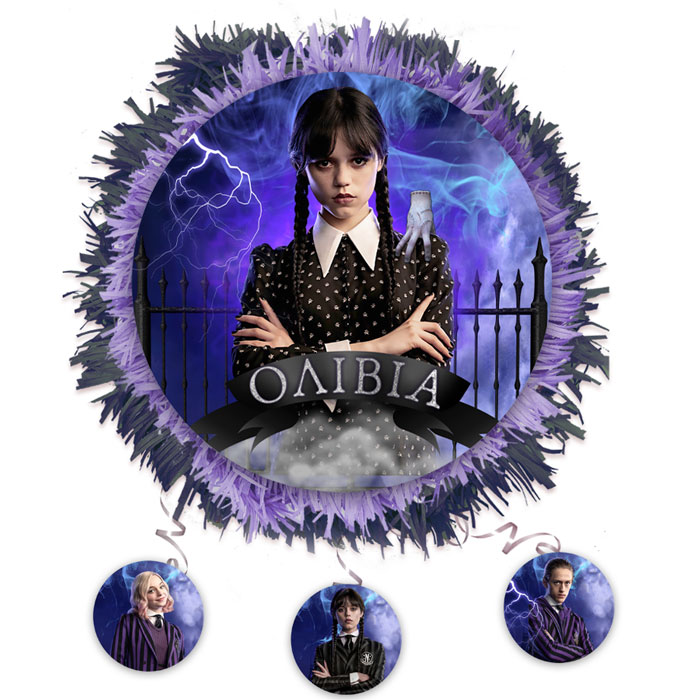 Πινιάτα πάρτυ Wednesday Addams Πινιάτα πάρτυ Wednesday Addams