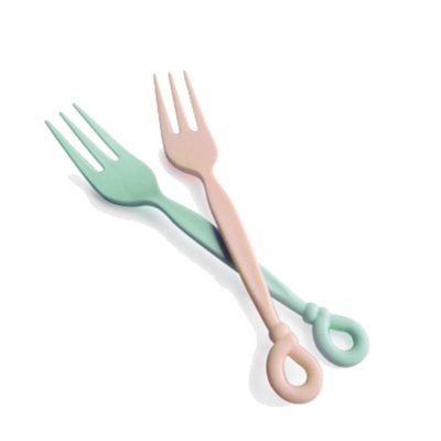 Πιρουνάκι σε χρώμα παστέλ ροζ 10 τεμ