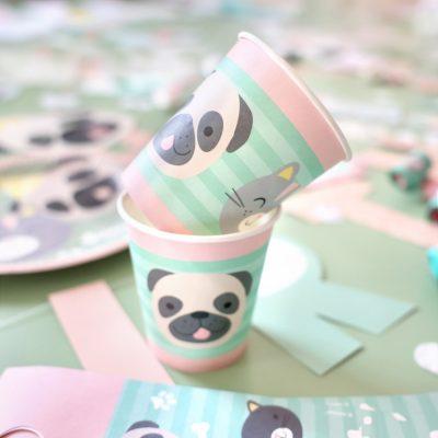 Ποτηράκια πάρτυ Hello Pets 8 τεμ