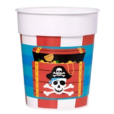 Ποτήρι πλαστικό Πειρατές 330 ml