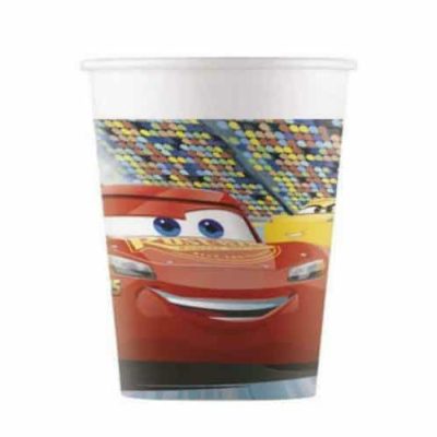 Ποτήρια Cars McQueen 8 τεμ