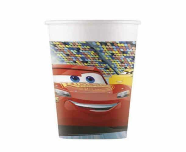 Ποτήρια Cars McQueen 8 τεμ