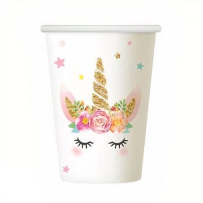 Ποτήρια χάρτινα Μονόκερος 6 τεμ