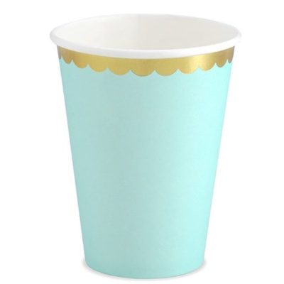 Ποτήρια πάρτυ Βεραμάν με χρυσό 6 τεμ