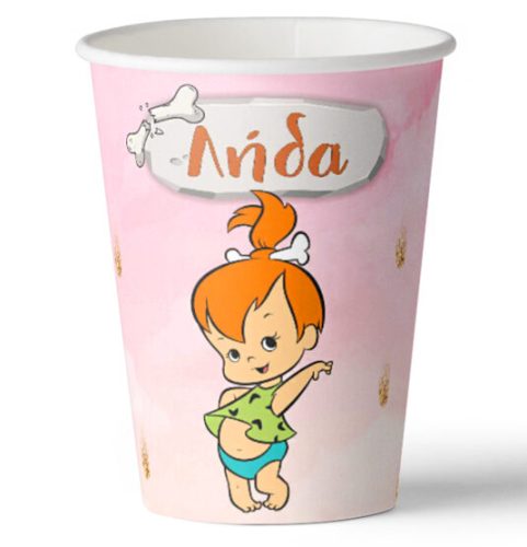 Ποτήρια Σταλίτσα - Flintstones (8τεμ)