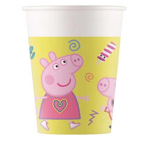 Ποτήρια Πέππα το Γουρουνάκι 8 τεμ