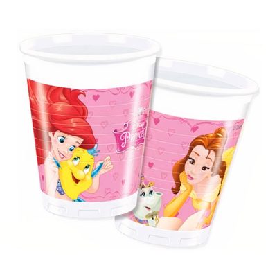 Πλαστικά Ποτήρια Πριγκίπισσες Disney 8 τεμ