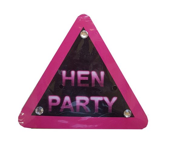 Προειδοποιητική Πινακίδα Hen Party 16 εκ