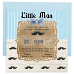 Προσκλητήριο βάπτισης Little Man