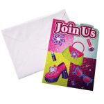 Προσκλήσεις πάρτυ Glamour girl 8 τεμ