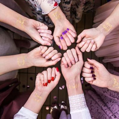 Προσωρινά Χρυσά Τατουάζ για Bachelorette 13 τεμ