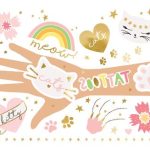 Προσωρινά Τατουάζ Γατούλα 12 τεμ