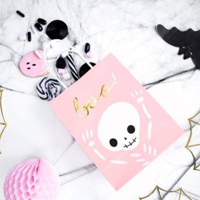 Ροζ Σακούλα δώρου BOO