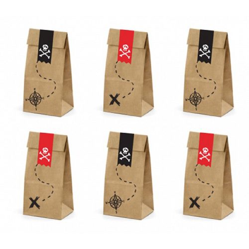 Σακουλάκια δώρων Πειρατές 6 τεμ