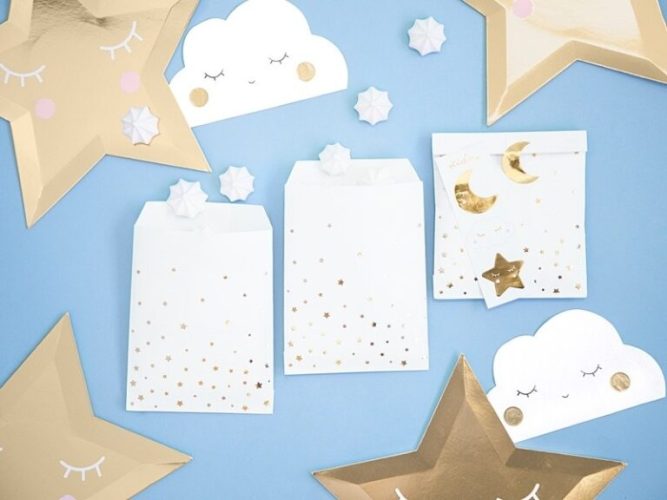 Σακουλίτσες με αυτοκόλλητο Little Star 6 τεμ